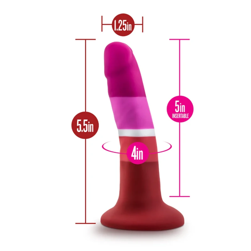 Avant Pride P3 Beauty Dildo 6″  3
