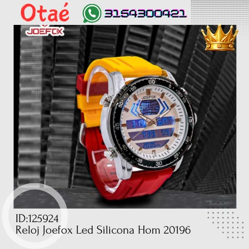 Reloj Joefox Led Silicona Hom 20196 2