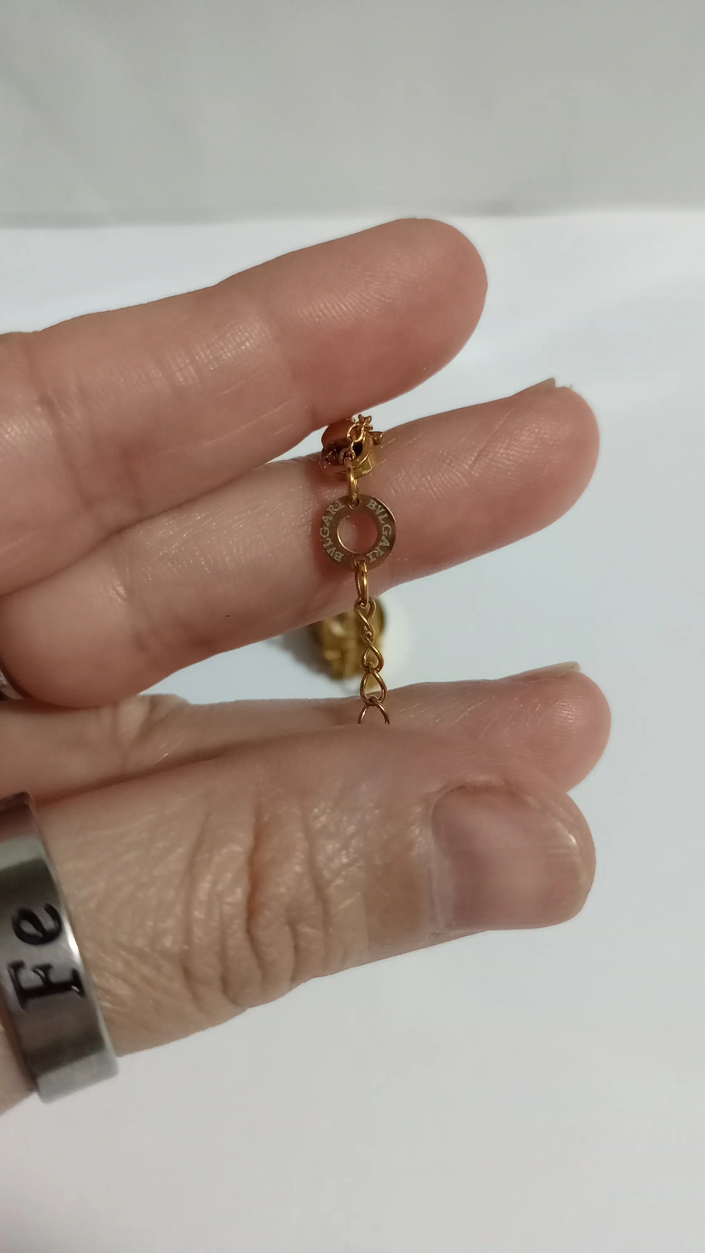 Pulsera de acero dorado 3
