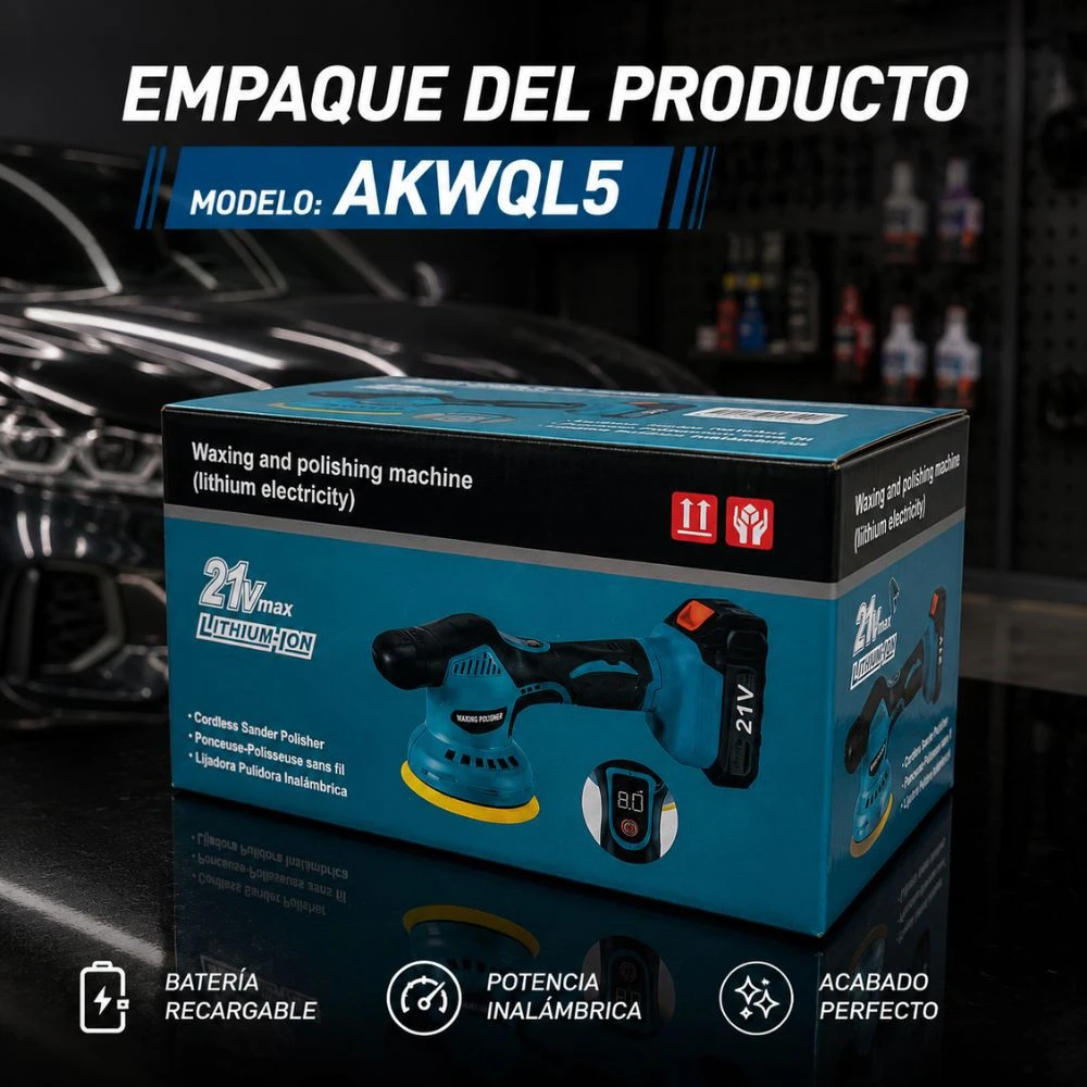 Pulidora Inalámbrica • 2 Baterías 48V  2
