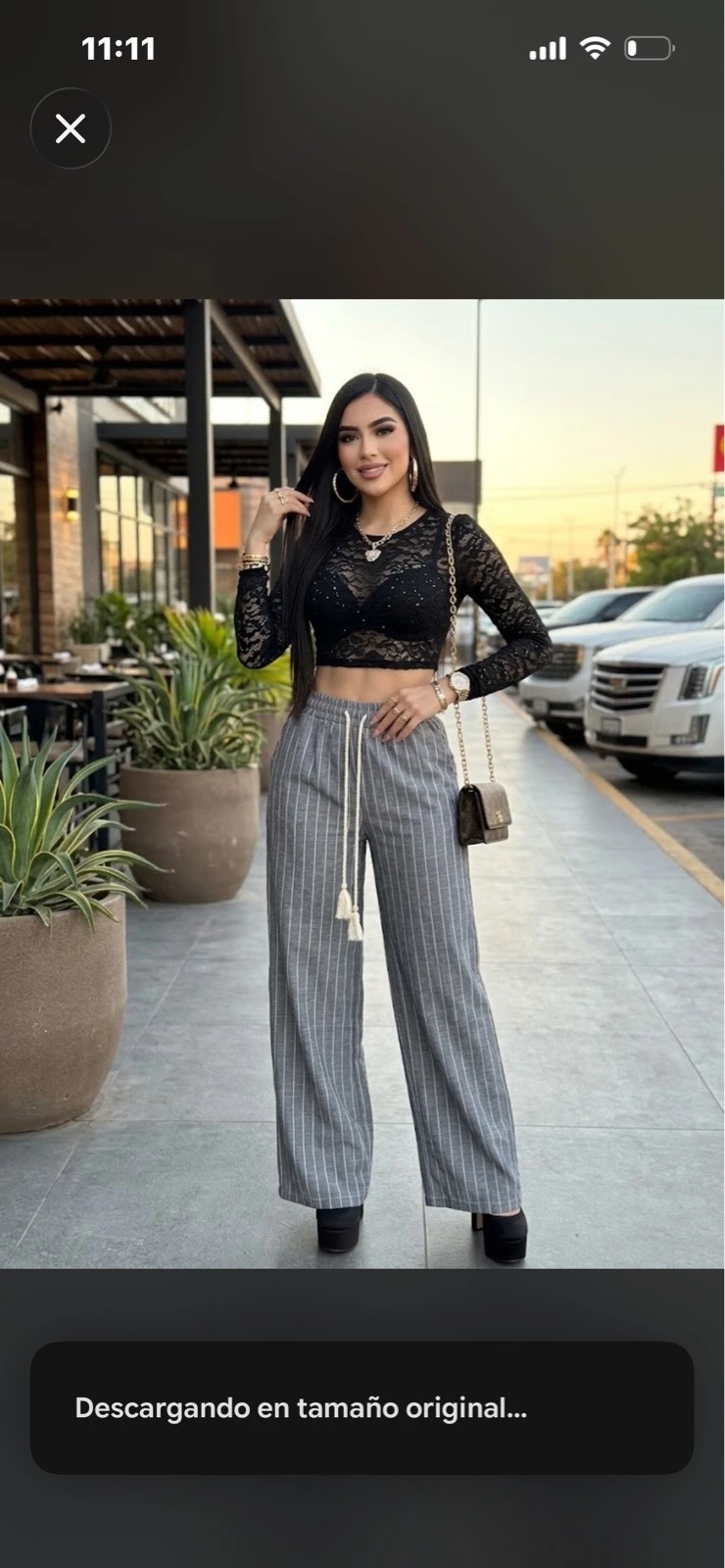Pantalon Rayas  2
