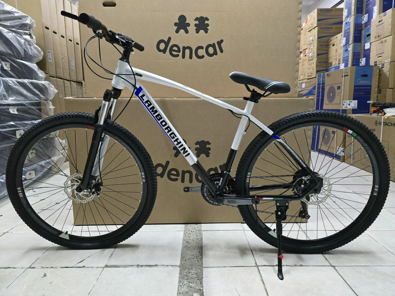 BICICLETA LAMBORGHINI ROD 29 (TALLE M)&nbsp;BLANCO / NEGRO