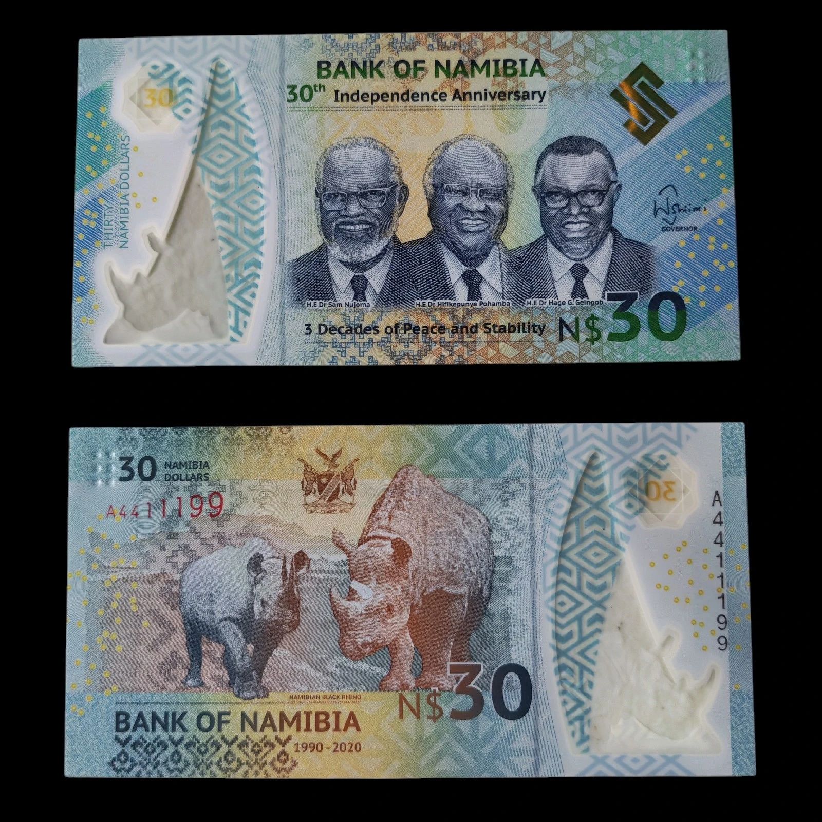° Namibia 30 dolares UNC