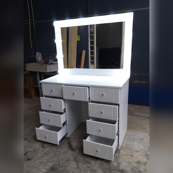 Tocador Hollywood Vanity G2 Repisa Lisa 2