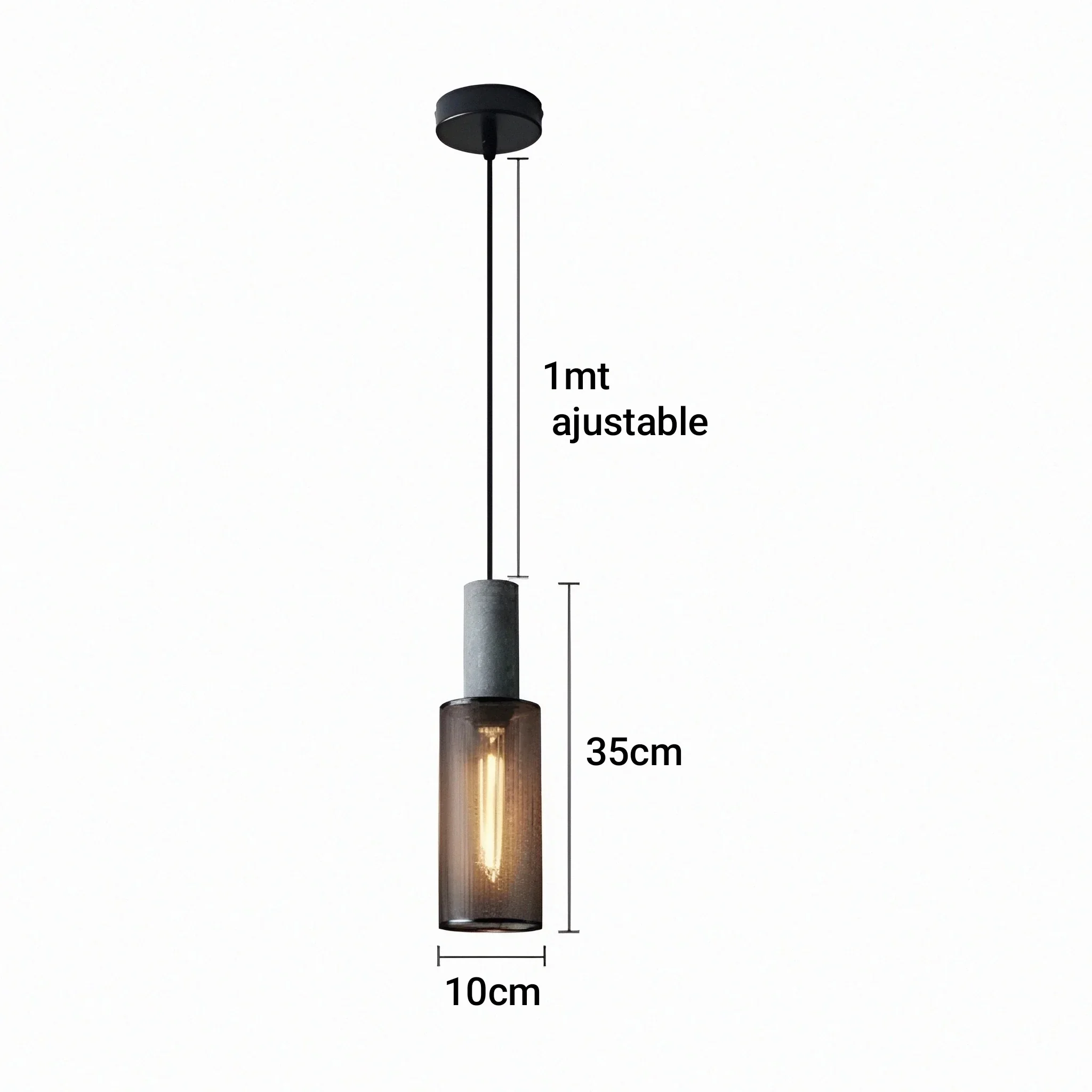 LAMPARA COLGANTE SIMPLE HOLLY SKINNY E27  5