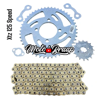 RP XTZ 125 Kit de arrastre Cassarella SPEED 48-16 cadena reforzada
