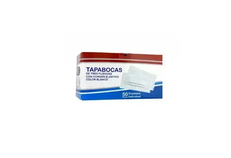 TAPABOCAS BLANCO X 50 BEGUT