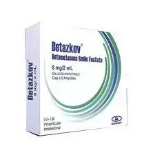 BETAZKOV X 5 AMP X 2 ML - BETAMETASONA SODICA FOSFATO - BLASKOV