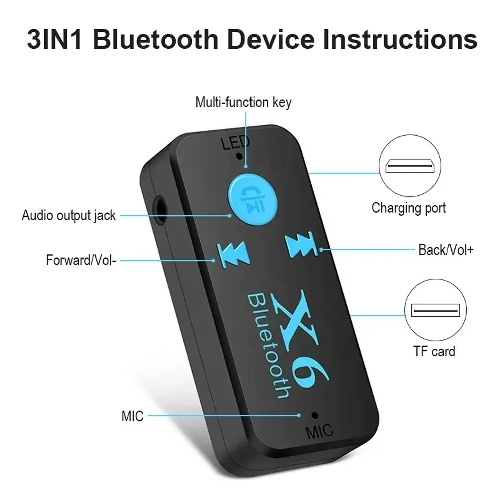 X6  CARRO BLUETOOHT 6