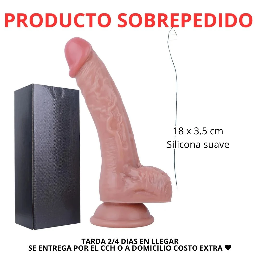 DILDO DE SILICONA REALISTA