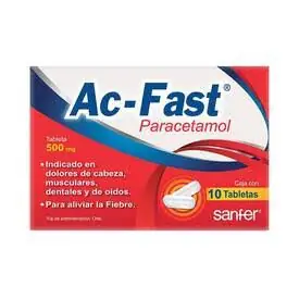 Ac fast 500 mg (Paracetamol) 