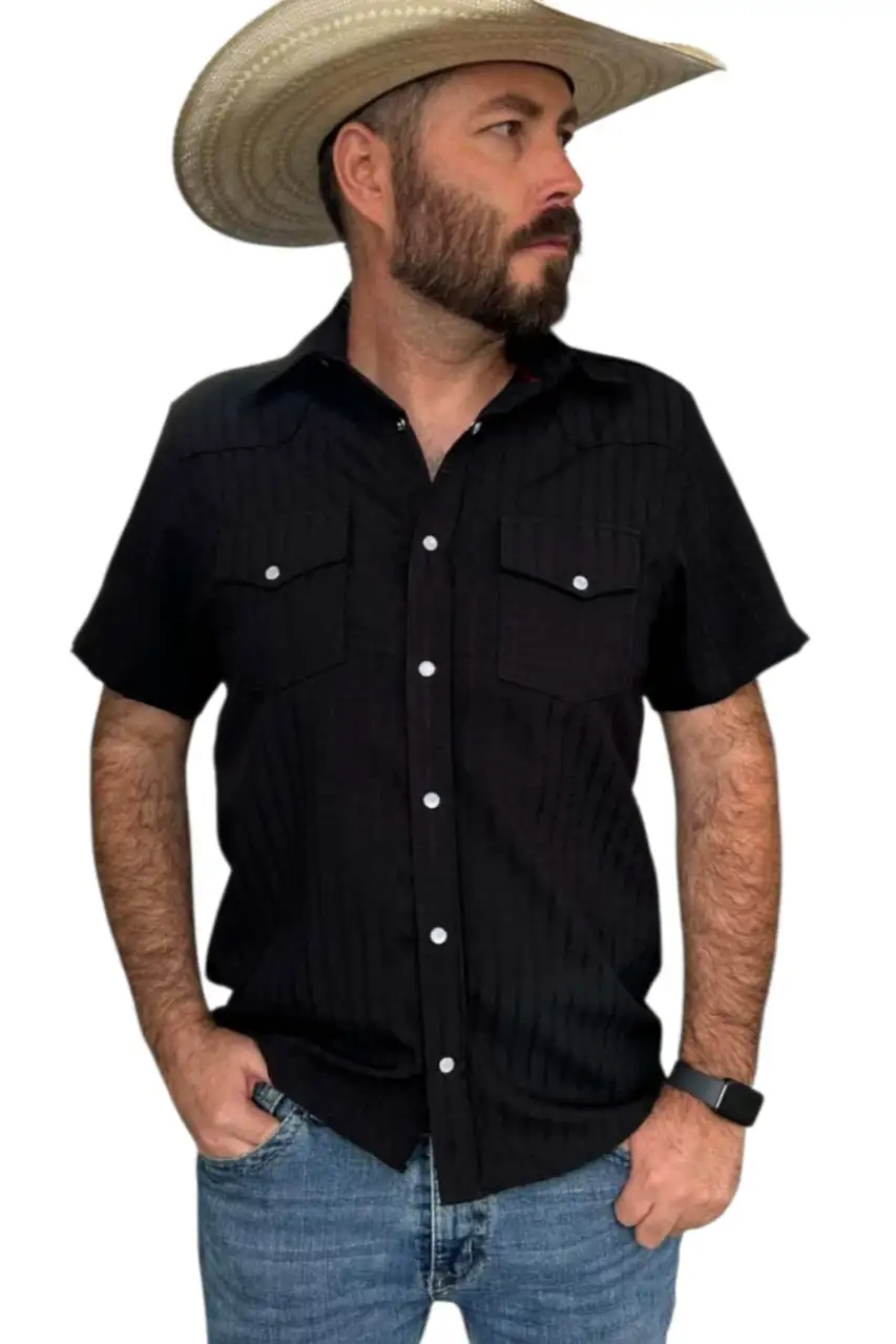 CAMISA VAQUERA CABALLERO MC