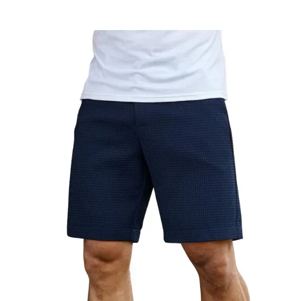 Hombres Shorts bermuda con bolsillo oblicuo