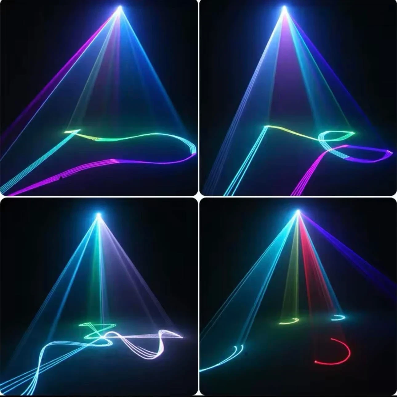 LASER RGBW 3 WATTS PROFESIONAL A BLUETOOTH PROGRAMABLE EFECTO 3D DISTANCIA 500 METROS Láser Potente Rgb 3 Watts Profesional App Dmx Auto Audio PRECIO: 2700 Descripción EL MEJOR LÁSER PROFESIONAL SUPER POTENTE DE 3W RGB CON LOS MEJORES MOTORES RÁPIDOS Y ÁGIL PARA FORMAR FIGURAS MAS NÍTIDAS CON ENTRADA INTERFACE y APLICACIÓN PARA CELULAR INTELIGENTE Característica  Láser RGB de diodo puro completo con un rendimiento más estable y una vida útil más larga. Diseños de dos pisos, más compactados y mucho más ligeros: Piso superior: componentes ópticos. Este piso tiene diseños de doble protección para evitar el polvo y el aceite por completo. Ayuda a prolongar la vida útil de la iluminación. Piso inferior: gran disipador de calor y componentes eléctricos. Disipación del calor por fuerte convección de aire con radiador grande. 3. Cientos de beam y programas de animación integrados, adecuados para más aplicaciones. Una característica que encantará especialmente A los usuarios más técnicos es el hecho de que este láser está equipado con una entrada y salida para interface. Esto significa que Puedes conectar una interfaz y programarlo con software. Esto te ofrece unas posibilidades sin mangas a la hora de crear efectos, figuras y otros gráficos. Sistema de protección de un solo haz (se puede encender o apagar; Muy importante para las luces láser de alta potencia). Cuando esté encendido, la luz se cerrará automáticamente cuando aparezca un solo punto Alcance 500 metros Control ZOOM/SIZE Control de Sensibilidad de Sonido Panel de Control de Fácil Operación Ligero, Fácil Transportación  ESPECIFICACIONES TECNICAS:  Modo de Control: Automático, DMX512, Audiorítmico, Maestro/Esclavo Efectos: Figuras 2D Y 3D + Movimientos, (Animales, Números, Geometrías, Palabras, Personajes) Multipuntos, Dibujo, y Selector de Color - Ventilador integrado para Máxima Disipación de Calor. Laser rojo: 500mW @ 738nm Láser verde: 500mW @ 620nm Láser azul: 1000mW @ 650nm Motores de espejo: escáneres 20 Kp/ps ‡ 25 ° Modo de reproducción: DMX, automático, activo de sonido, modo APP Canales DMX: 10/34 canales Conexiones DMX: 3 pines XLR macho/hembra Entrada y salida de la interfaz ILDA Temperatura de condición: 10-40 °C Fuente de alimentación: 100 ~ 250V, 50/60HZ, <70W El paquete incluye Proyector láser * 1, Manual de usuario * 1 4