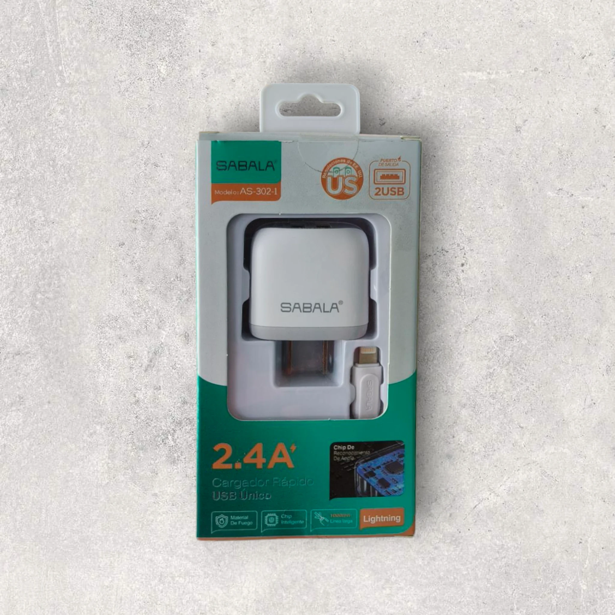Cargador completo SABALA  para iphone 2.4 A