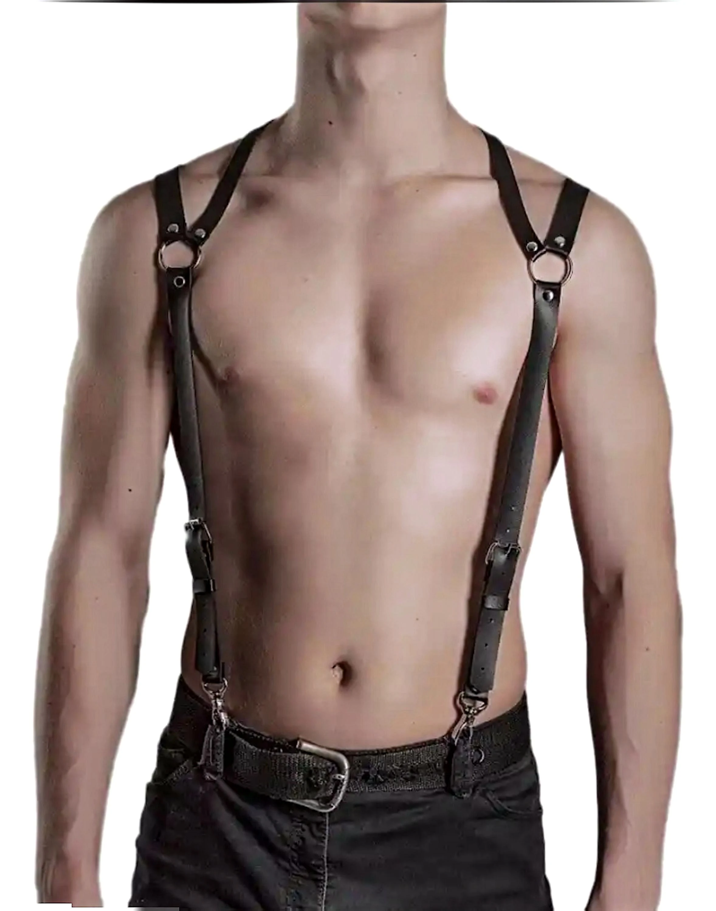 Arnes Hombre Liguero De Pecho Cuero