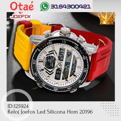 Reloj Joefox Led Silicona Hom 20196 3