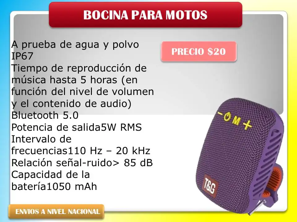 Bocinas para motosciclistas 4
