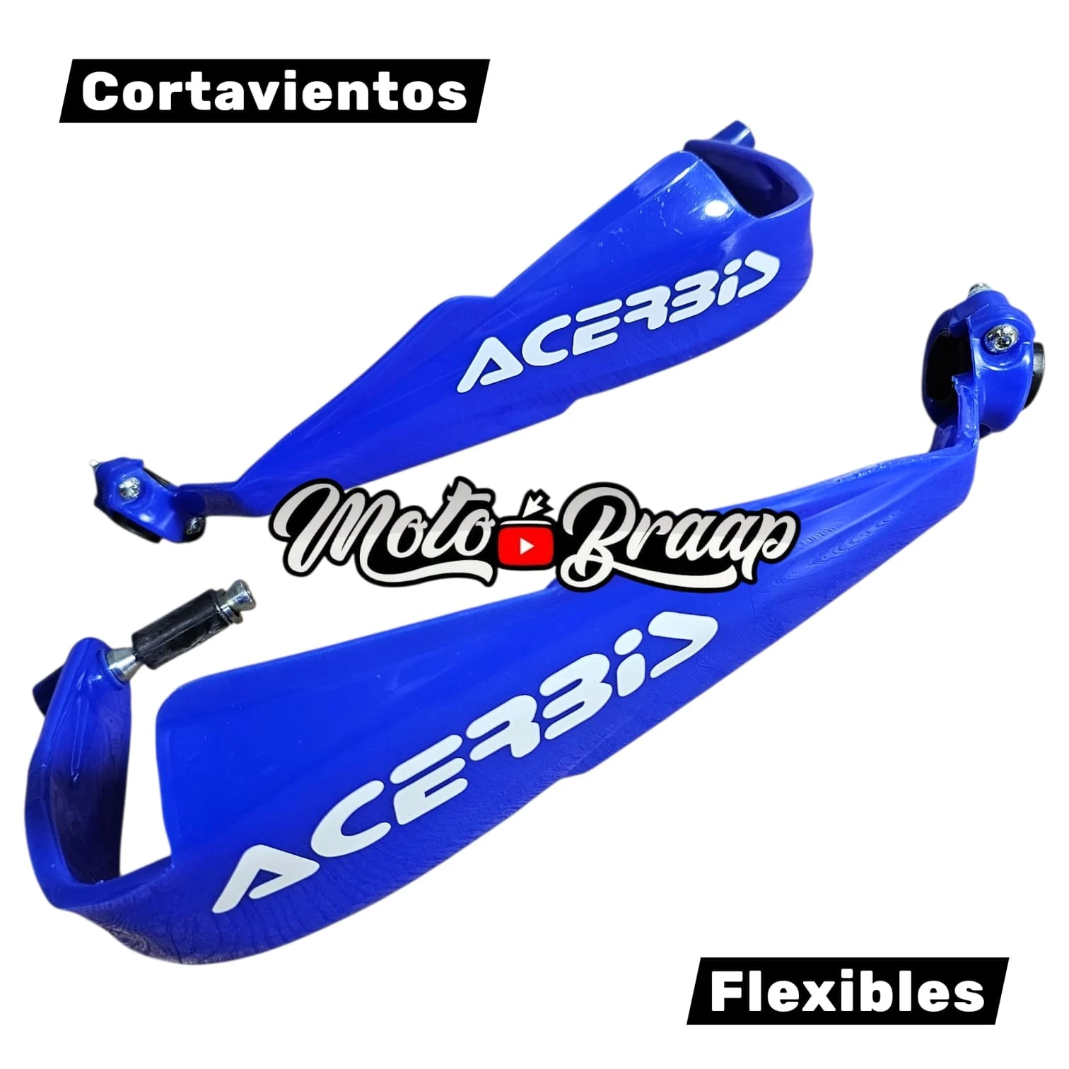 Cortavientos tipo Acerbis flexibles Azul