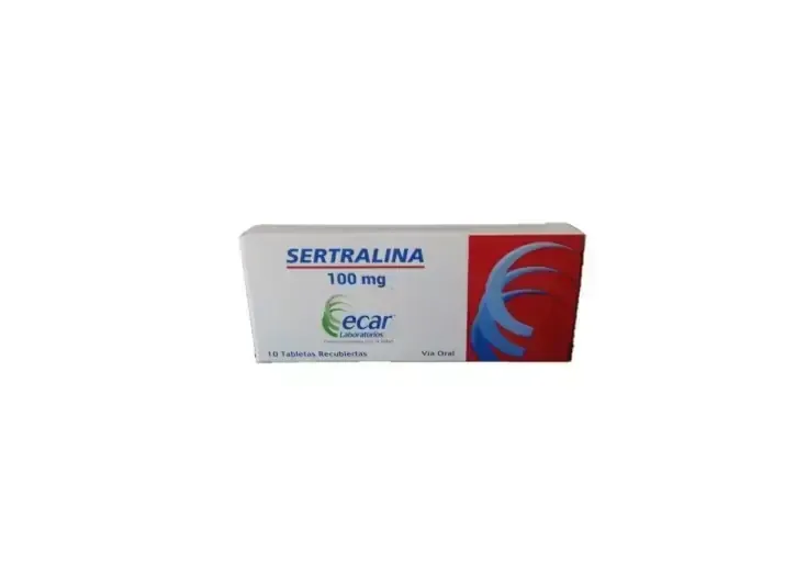 SERTRALINA 100 MG X 10 TBL ECAR