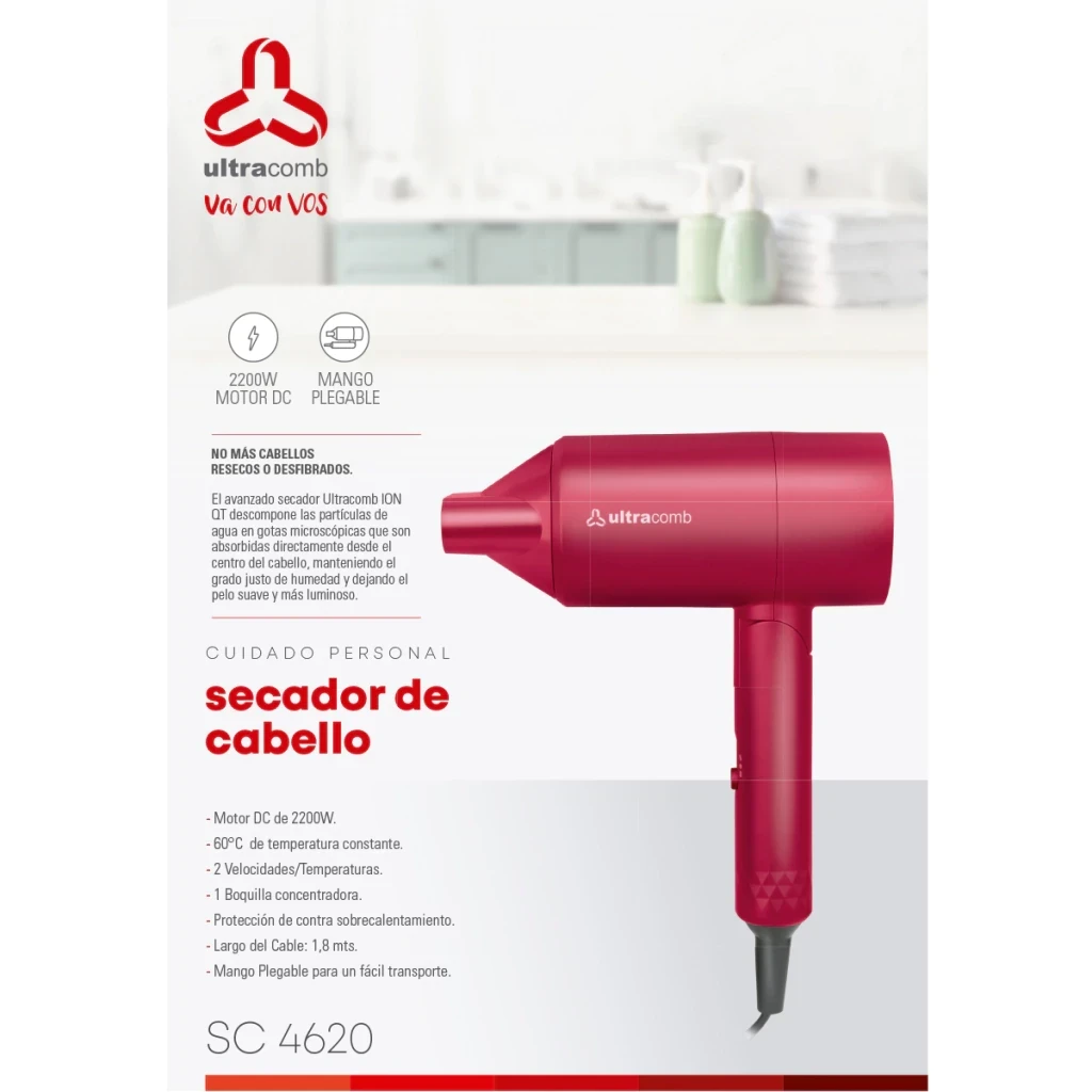 Secador de cabello Ultracomb SC4620