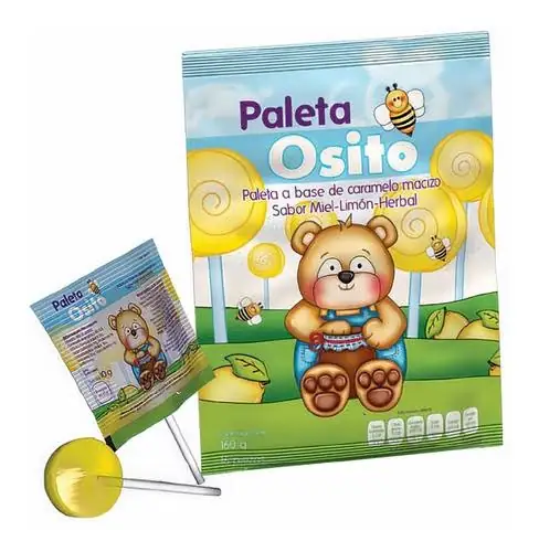 Paleta Osito miel-limón