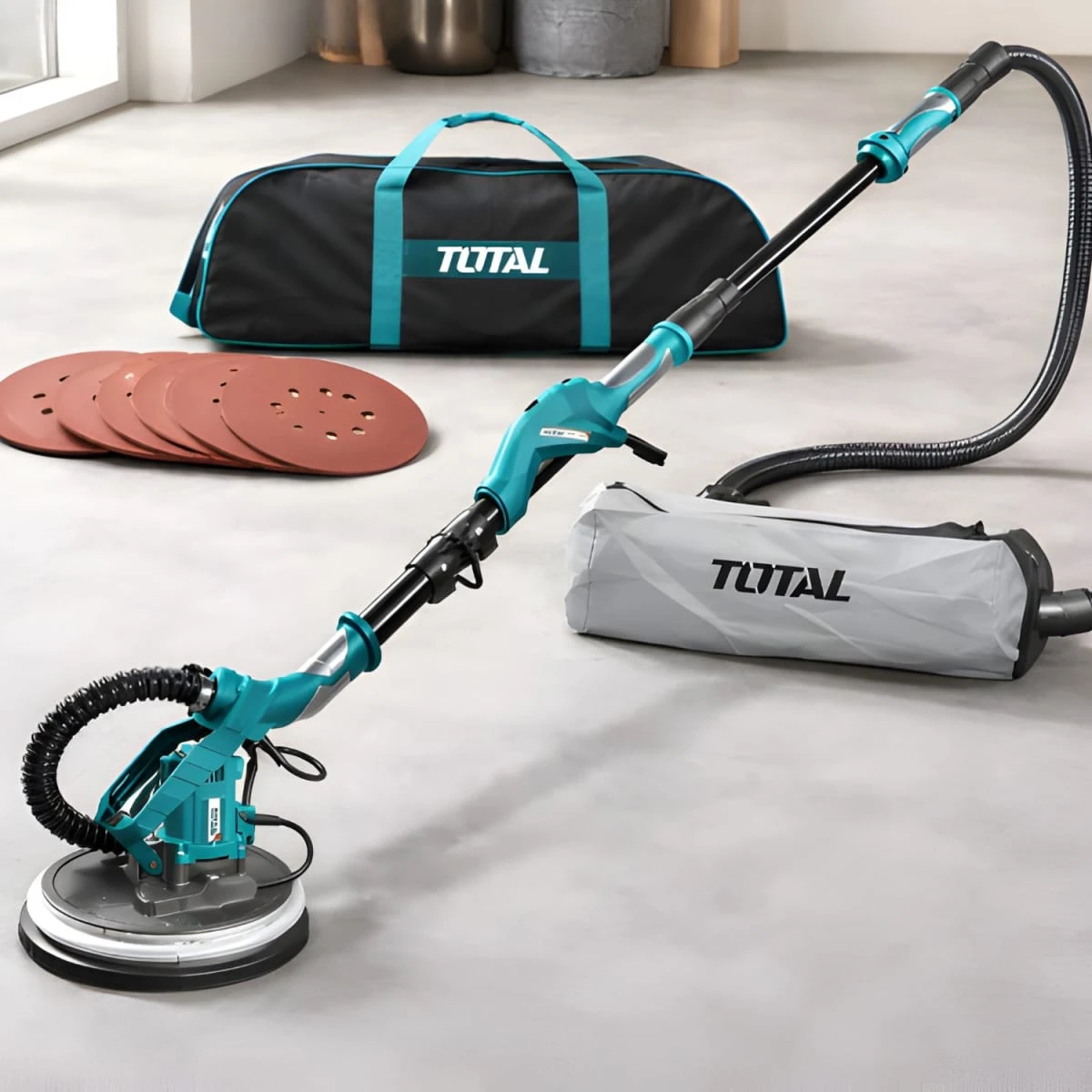 TWS10501 Lijadora de pared y techo drywall 1050w total 7