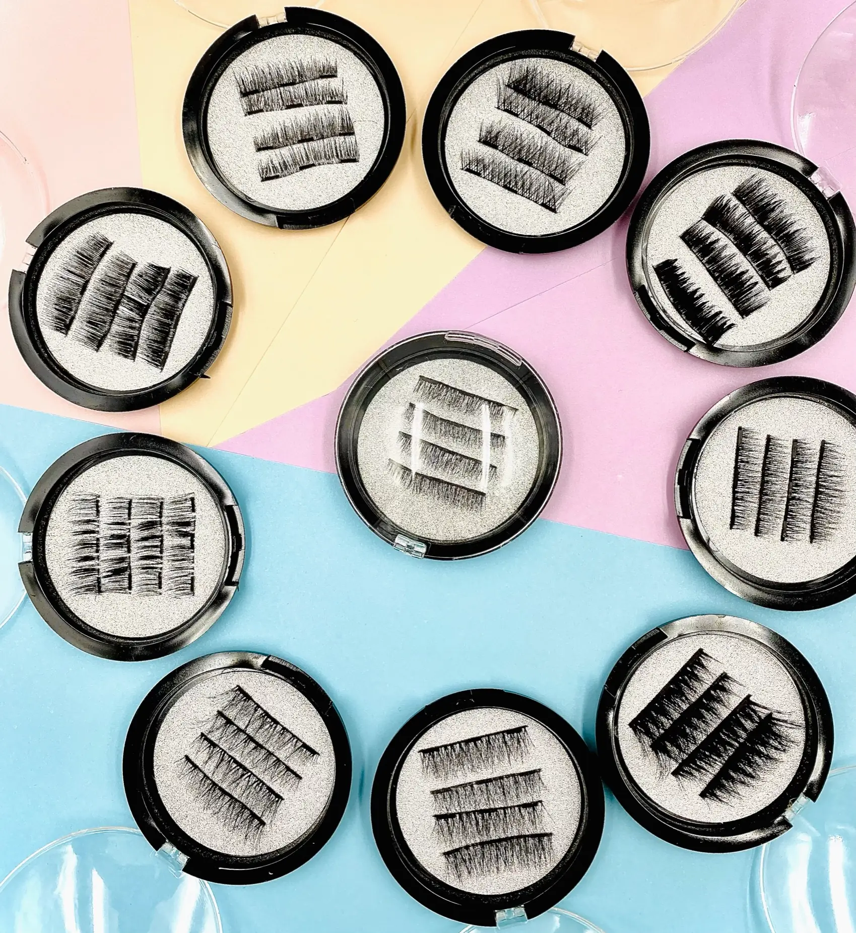 PESTAÑAS MAGNETICAS 3 imanes