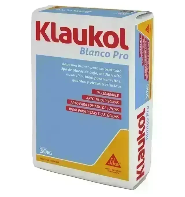 Adhesivo klaukol blanco PRO x 10 kg