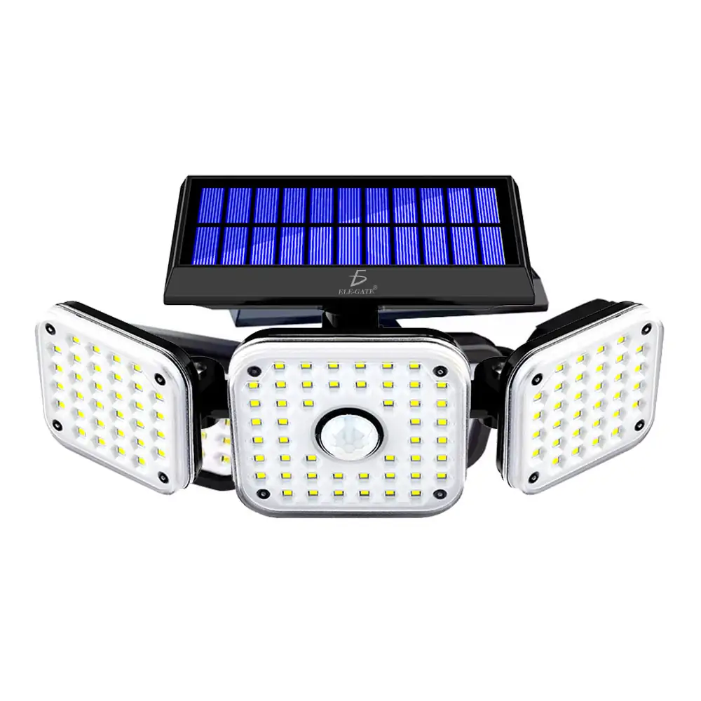 Set 3 Lámparas Solares Giratoria + Panel  2