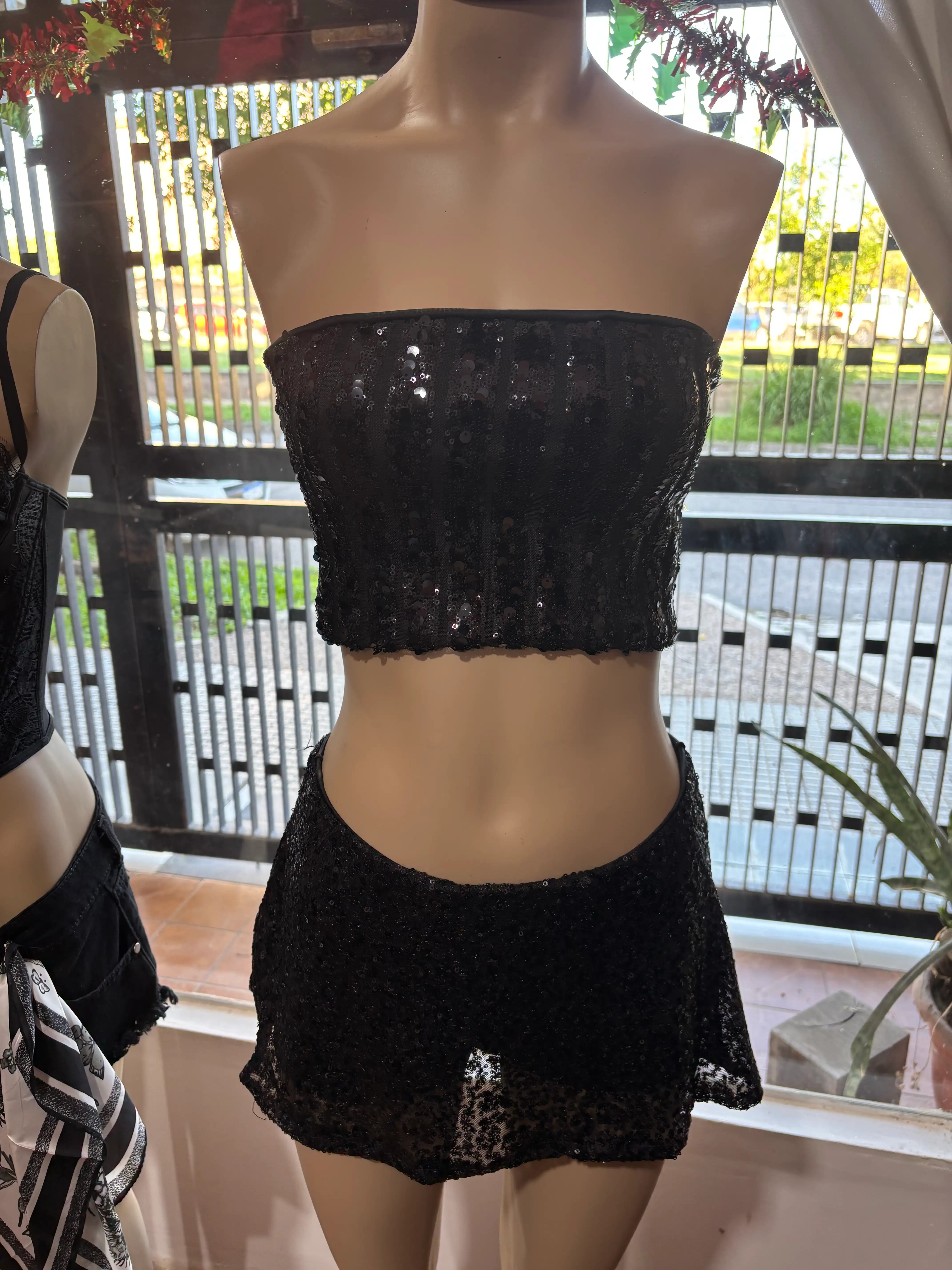 Skort lentejuelas 2