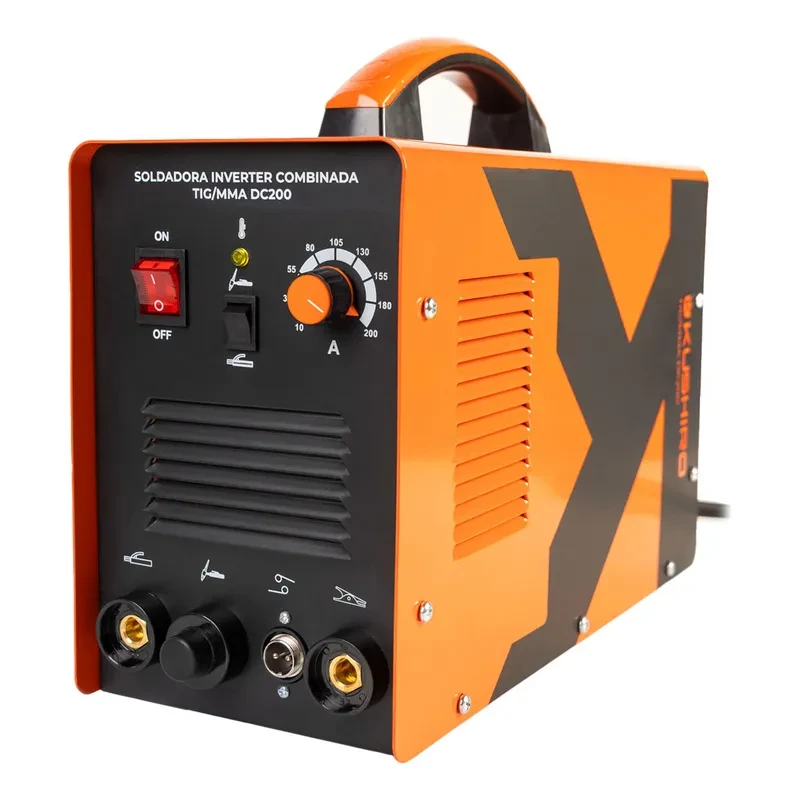 Soldadora Máquina De Soldar Inverter Tig Mma 5,2 kVA Dc200 Kushiro Color Naranja Frecuencia 50Hz/ 60Hz 6
