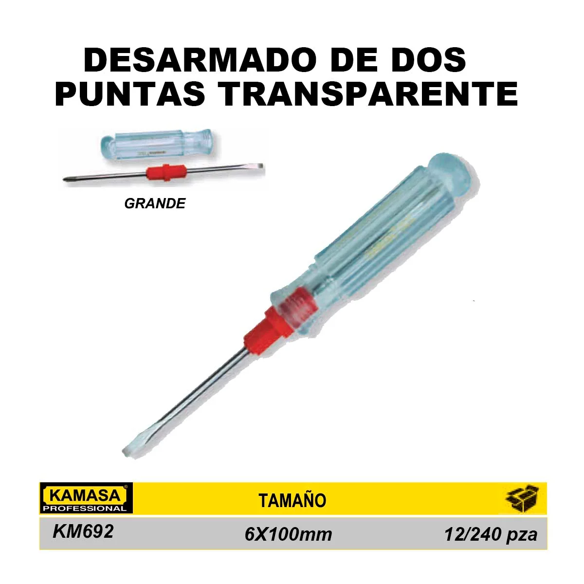 DESTORN DOBLE TRANSP KM (grande) 6X100mm