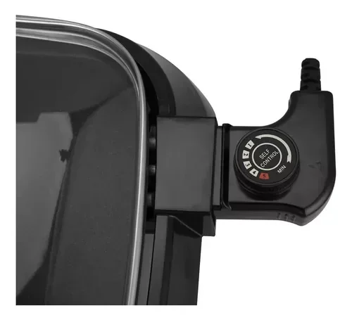 Parrilla Eléctrica Telefunken Power-Grill C/Loza 1600w Negro 5