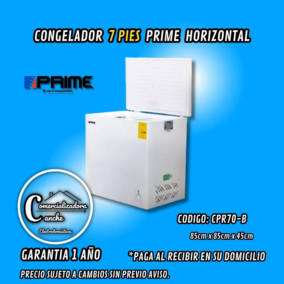 CONGELADOR 7 PIES PRIME