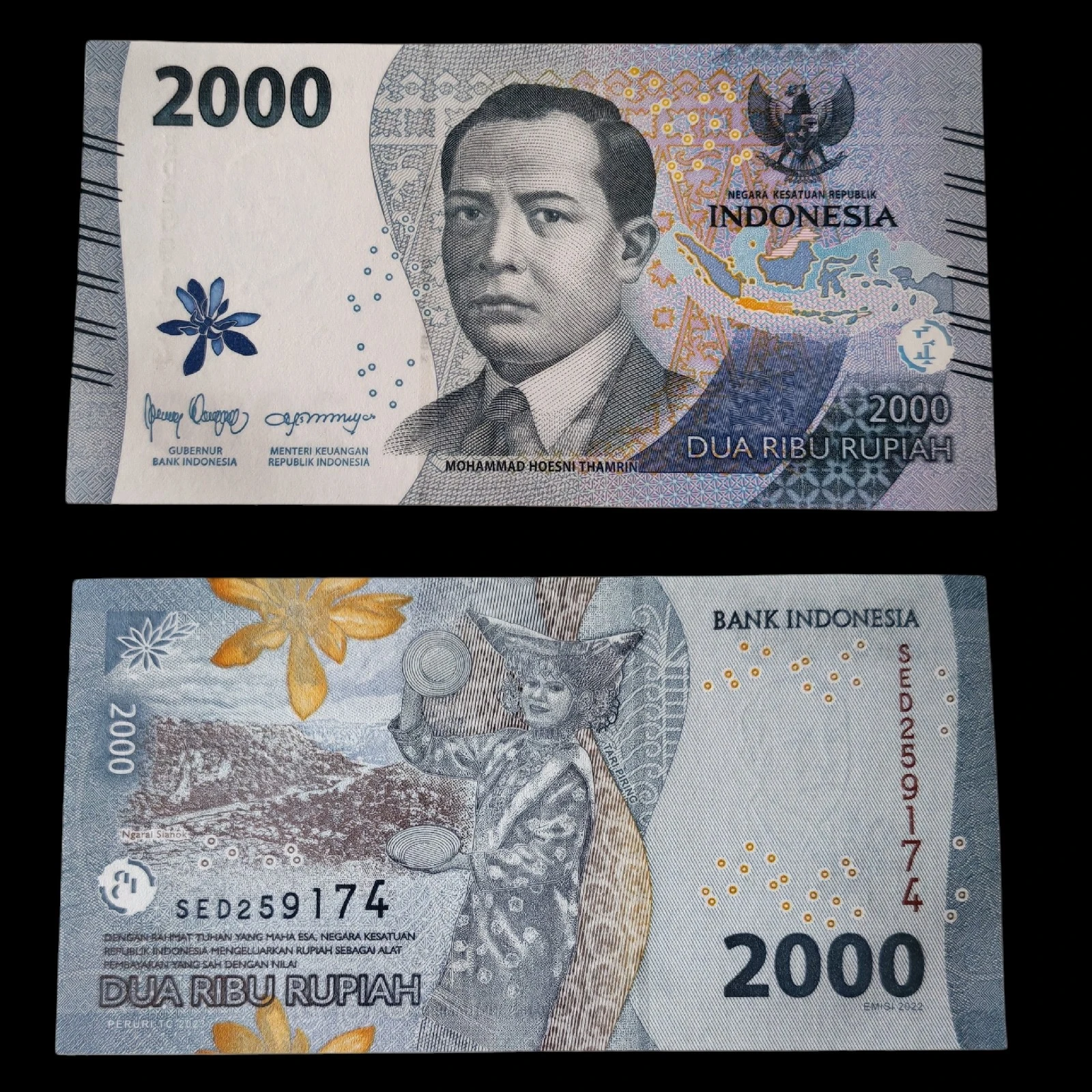 ° Indonesia 2000 rupias UNC