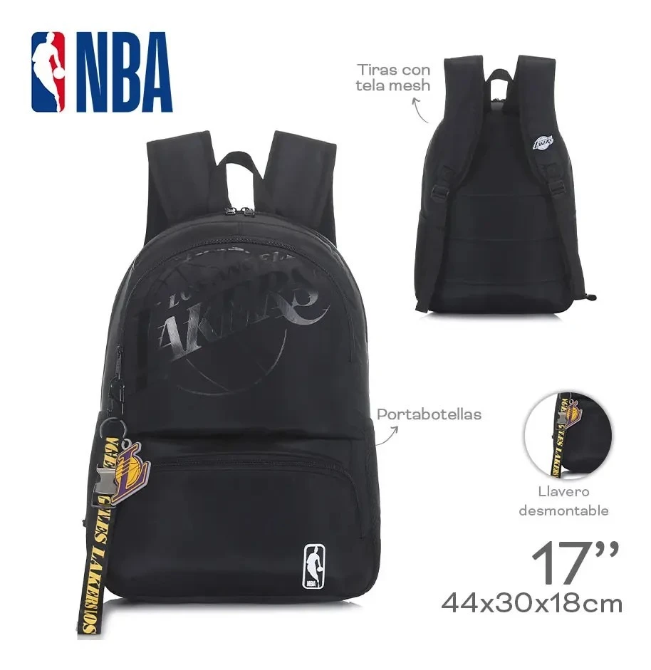 MOCHILA NBA BASKET URBANA BALONCESTO NEGRA 16346