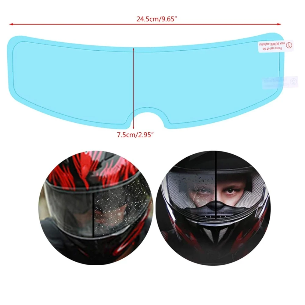 PROTECTOR UNIVERSAL PARA CASCO CON PELÍCULA ANTIVAHO O LLUVIA 2