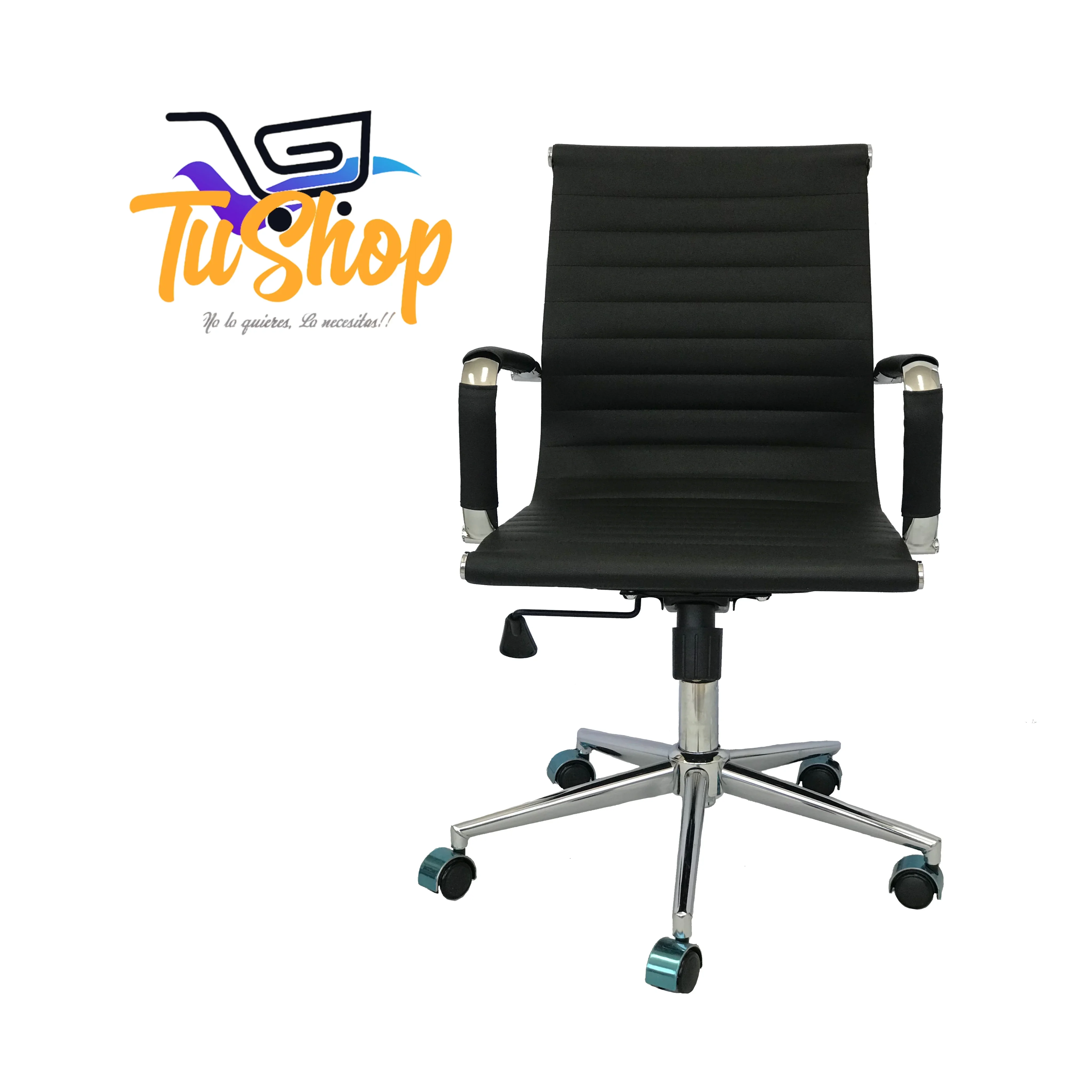 Silla oficina Gerencial Baja Negra
