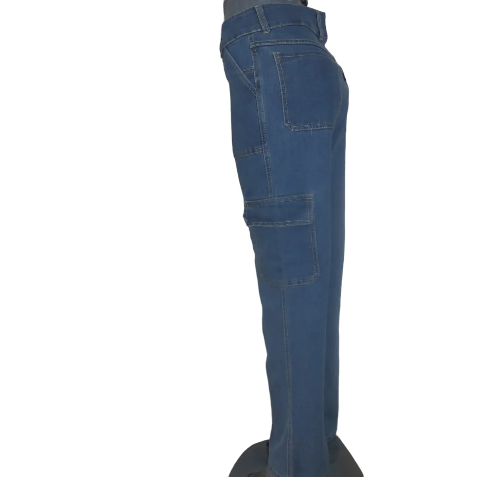 Jeans recto azul claro 3