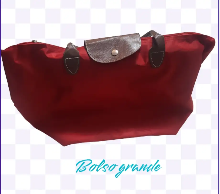 Bolso grande color rojo