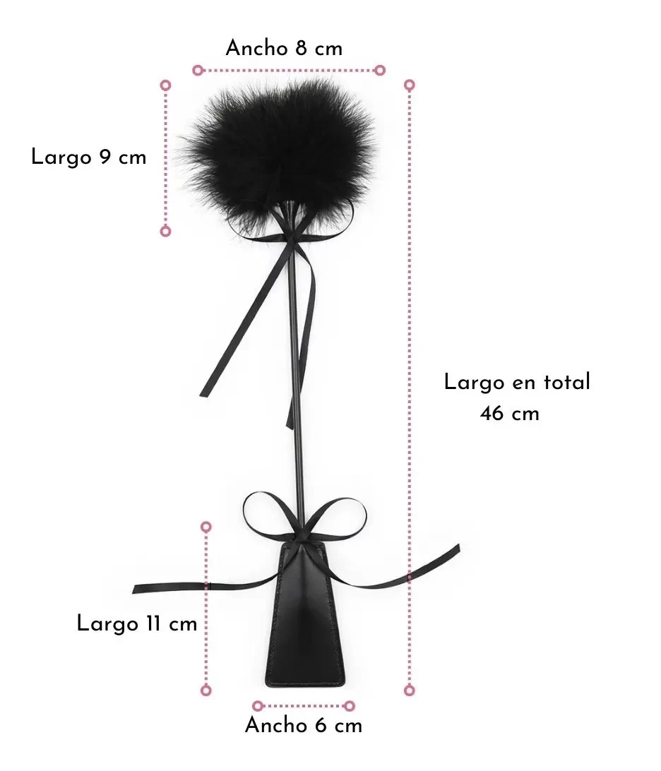 Latigo Fusta Paleta Bdsm Pluma 3