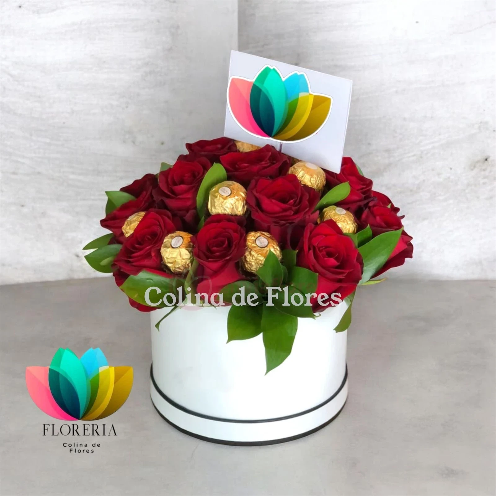Box rosas y chocolates 