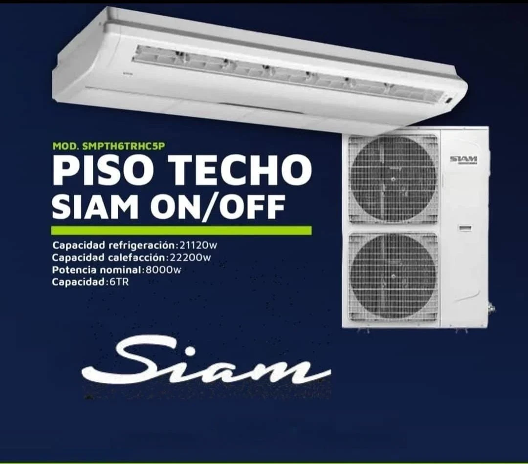 AIRE ACONDICIONADO SIAM PISO TECHO 18.000F ON/OFF
