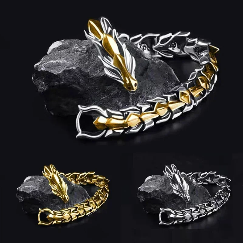PULSERA VINTAGE RETRO DRAGON 