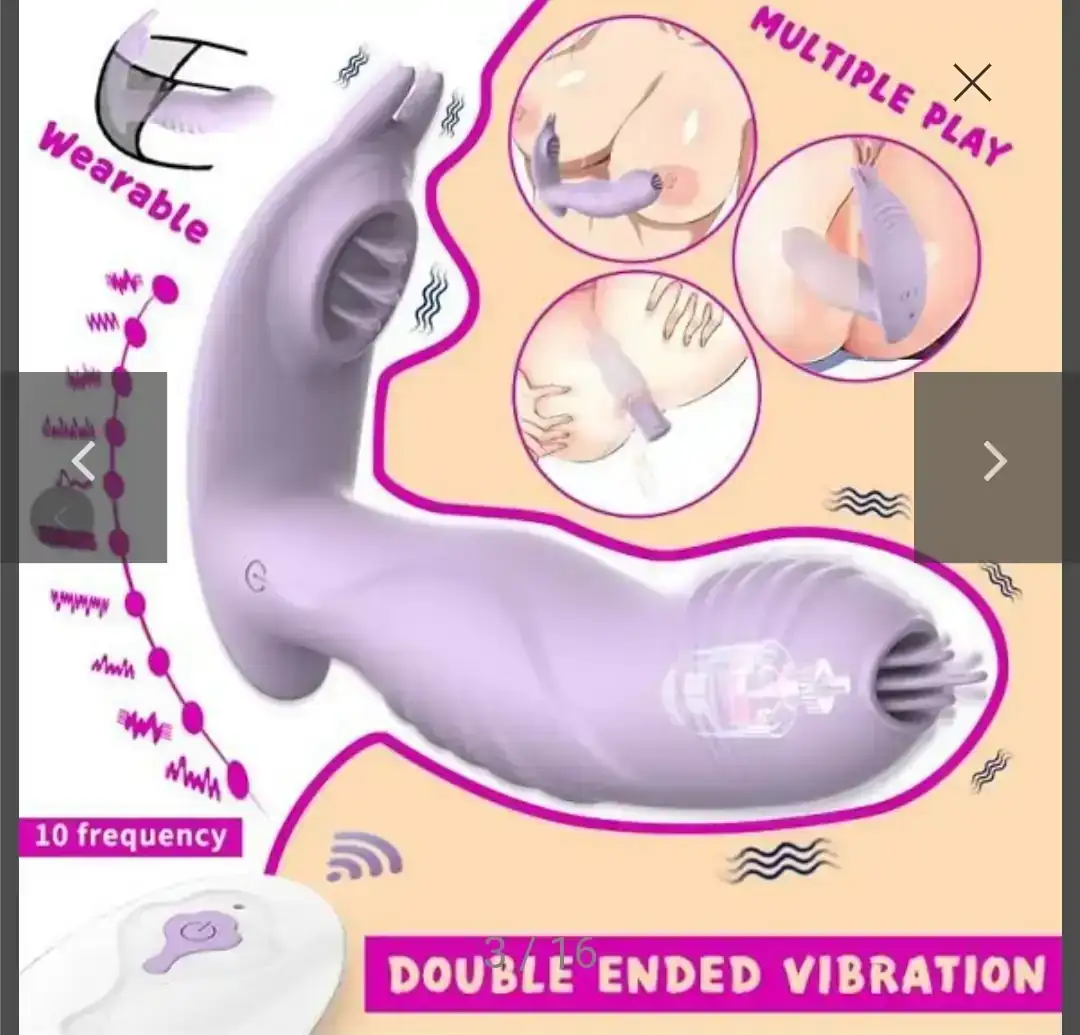 Vibrador pantaleta con control remoto 