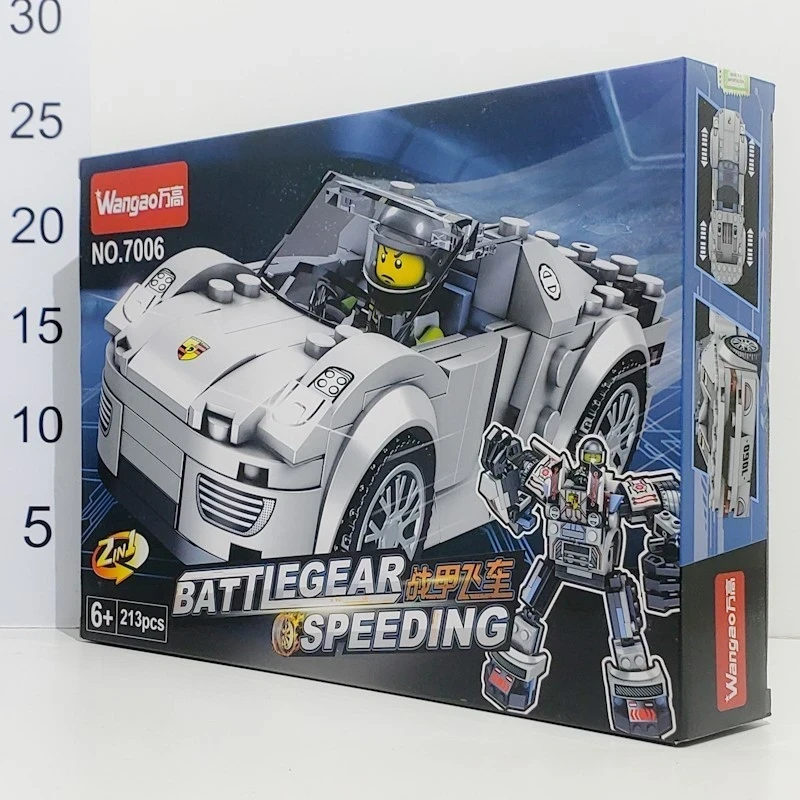 JUGUETE RACER TRANS-MECHA 2 EN 1 TIPO LEGO