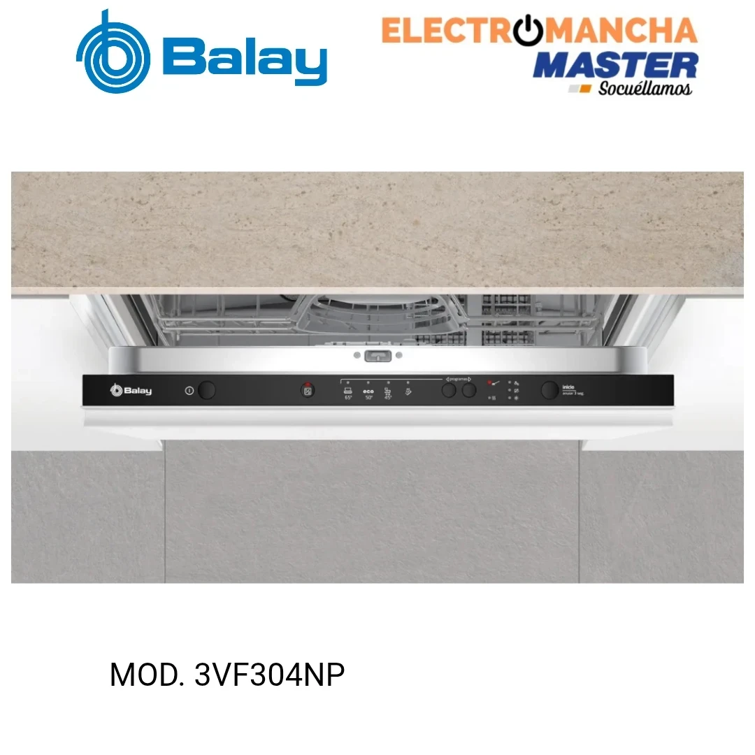 LAVAVAJILLAS BALAY 3VF304NP INTEGRABLE E 3