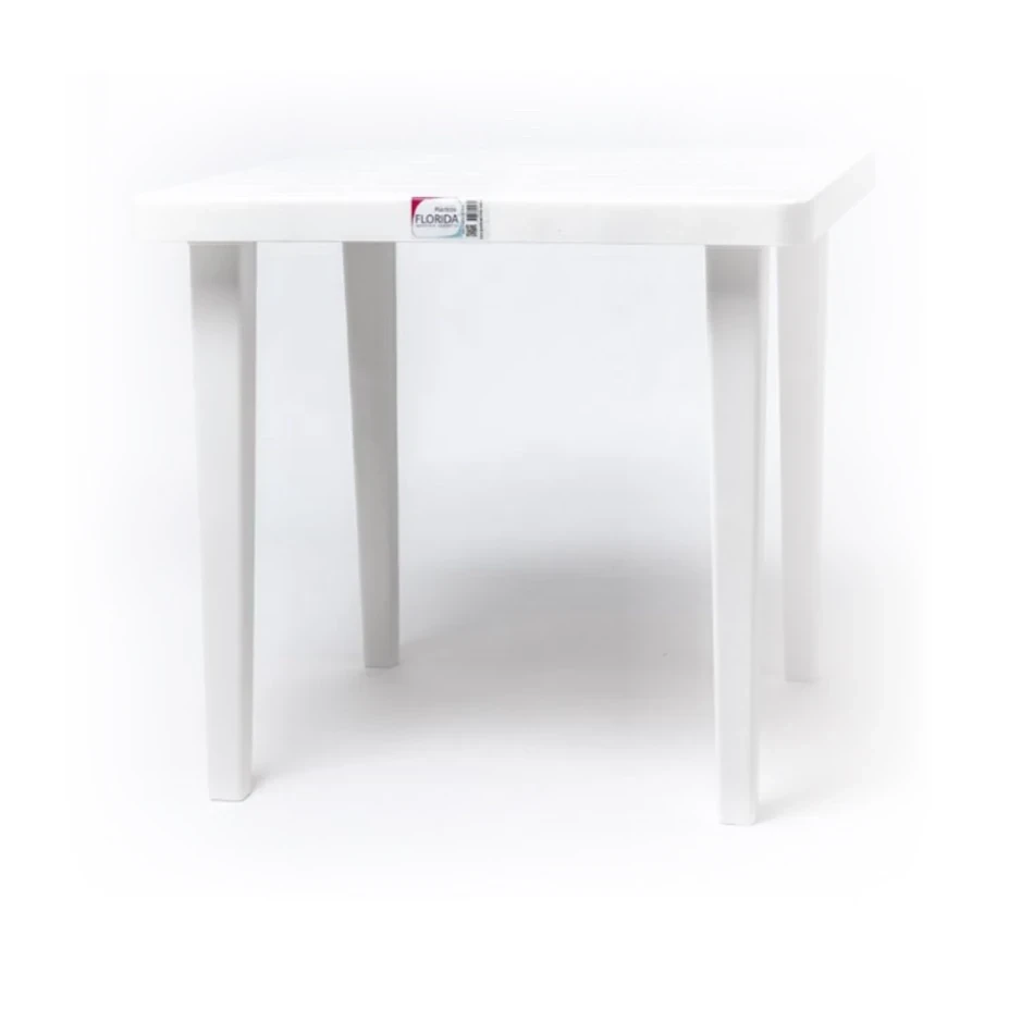 Mesa cuadrada 80x80 blanca / negra