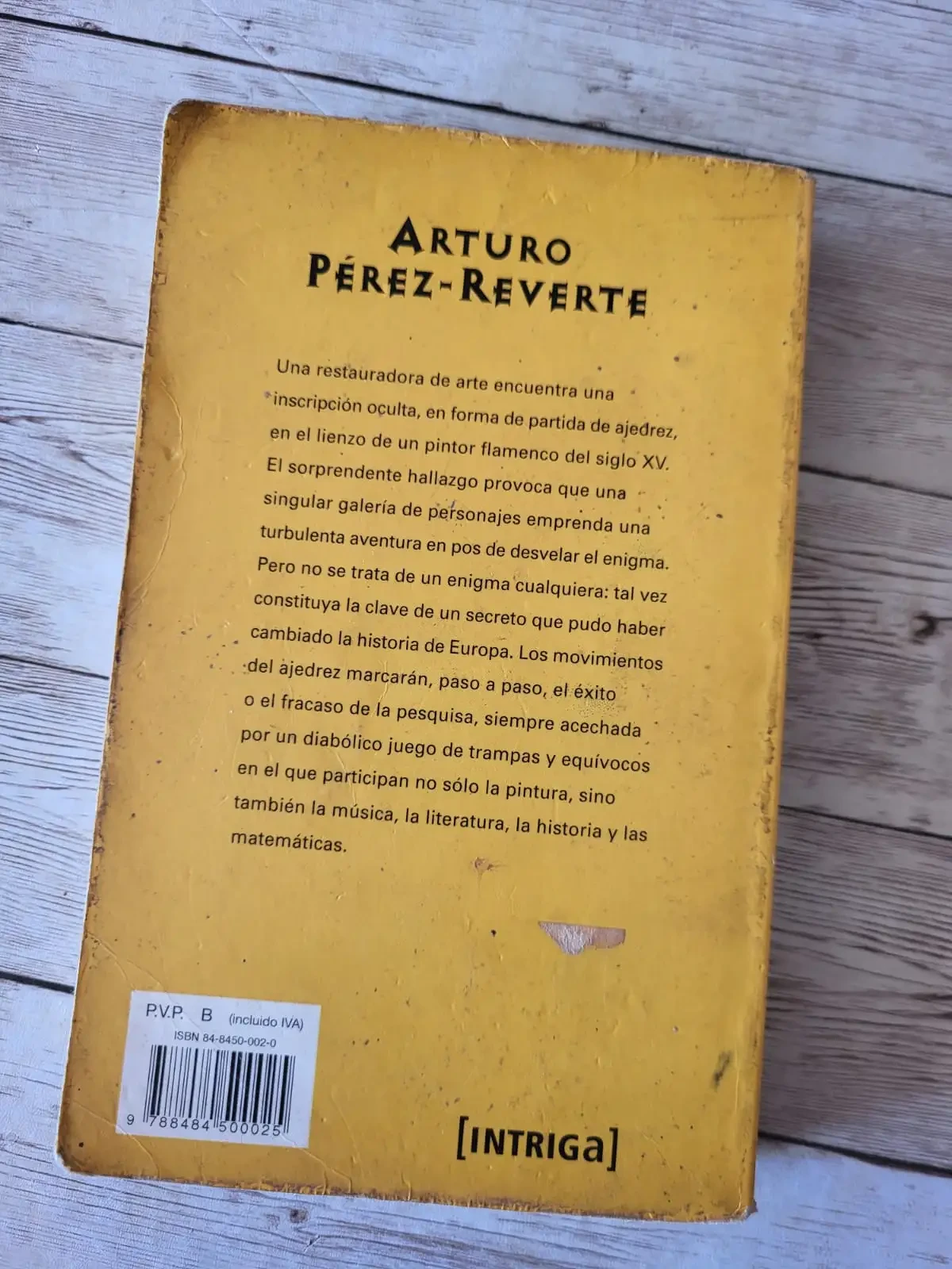 La tabla de Flandes / Arturo Pérez-Reverte / Thriller / Novela historia / Policiaca 2